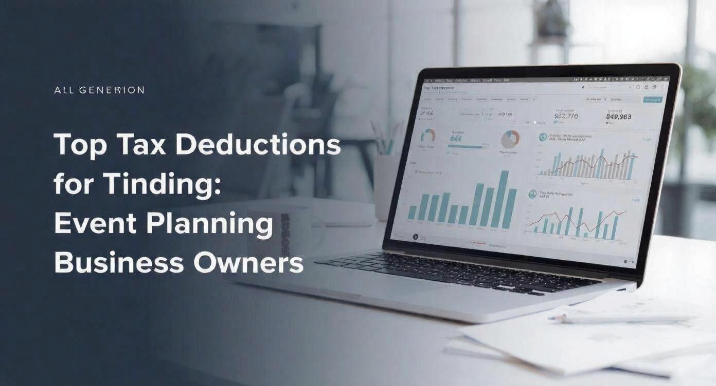 Top Tax Deductions for Event Planners